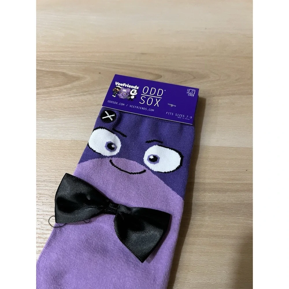 New Odd Sox VeeFriends Sophisticated Stingray Crew Sock Mens Size 7-9 NWT